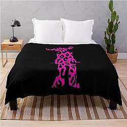 Jamiroquai Pink Leopard Summer Vibe Throw Blanket