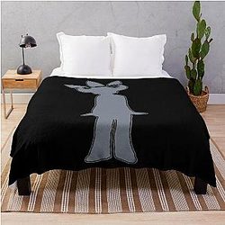 Jamiroquai Leaf Hat Grey Summer Vibe Throw Blanket