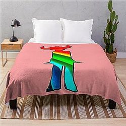 Jamiroquai Rainbow Spectrum Colour Summer Vibe Throw Blanket