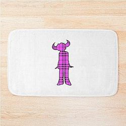 Jamiroquai Tartan Pattern Pink Summer Vibe Bath Mat