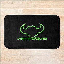 Jamiroquai Horns Logo Green Summer Vibe Bath Mat