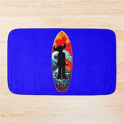 Jamiroquai Wave Surfboard Colour Summer Vibe Bath Mat