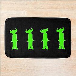 Jamiroquai Silhouettes Logo Green Summer Vibe Bath Mat