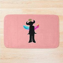 Jamiroquai Angel Wings Rainbow Summer Vibe Bath Mat