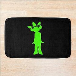 Jamiroquai Leaf Hat Green Summer Vibe Bath Mat