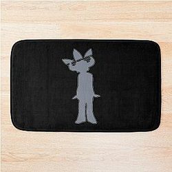 Jamiroquai Leaf Hat Grey Summer Vibe Bath Mat