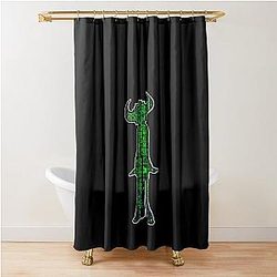 Jamiroquai Matrix Silhouette Summer Vibe Shower Curtain