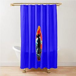 Jamiroquai Wave Surfboard Colour Summer Vibe Shower Curtain