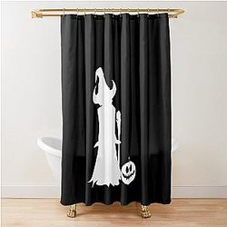 Jamiroquai Halloween Costume White Spooky Vibe Shower Curtain