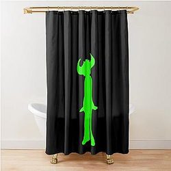 Jamiroquai Silhouette Logo Green Summer Vibe Shower Curtain