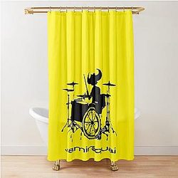 Jamiroquai Playing Lemon Drums Summer Vibe Shower Curtain
