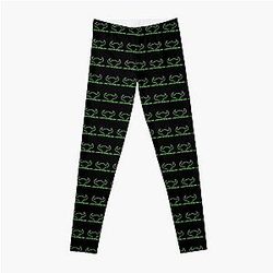 Jamiroquai Horns Logo Green Summer Vibe Leggings