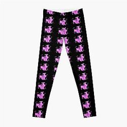 Jamiroquai Playing Drums Pink Summer Vibe Leggings