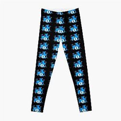 Jamiroquai Drums Blue White Summer Vibe Leggings