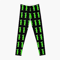 Jamiroquai Silhouettes Logo Green Summer Vibe Leggings
