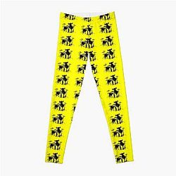 Jamiroquai Drums Yellow Black Summer Vibe Leggings