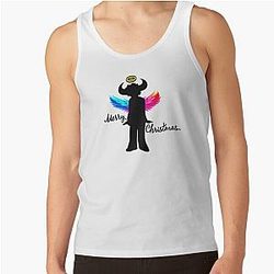 Jamiroquai Christmas Angel Rainbow Wings Tank Top