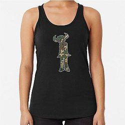 Jamiroquai Camouflage Silhouette Summer Vibe Racerback Tank Top