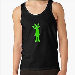 Jamiroquai Leaf Hat Green Summer Vibe Tank Top