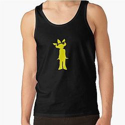 Jamiroquai Leaf Hat Yellow Summer Vibe Tank Top