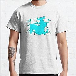 Jamiroquai Drums Silhouette Blue Summer Vibe Classic T-Shirt