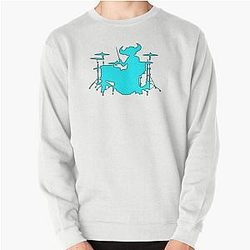 Jamiroquai Drums Silhouette Blue Summer Vibe Pullover Sweatshirt