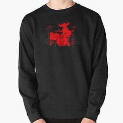 Jamiroquai Playing Drums Red Summer Vibe Pullover Sweatshirt
