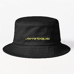 Jamiroquai Word Logo Yellow Summer Vibe Bucket Hat