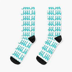 Jamiroquai "Crossing Without Moving" Blue Summer Vibe Socks