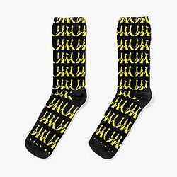 Jamiroquai "Crossing Without Moving" Yellow Summer Vibe Socks