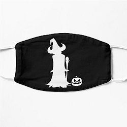 Jamiroquai Halloween Costume White Spooky Vibe Flat Mask