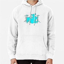 Jamiroquai Drums Silhouette Blue Summer Vibe Pullover Hoodie