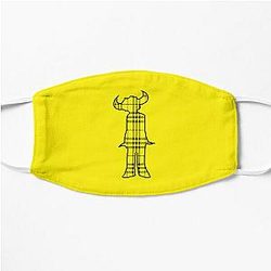 Jamiroquai Tartan Pattern Yellow Summer Vibe Flat Mask