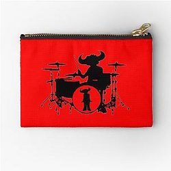 Jamiroquai Drums Red Black Summer Vibe Zipper Pouch