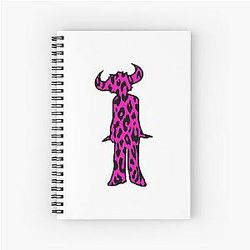Jamiroquai Pink Leopard Summer Vibe Spiral Notebook
