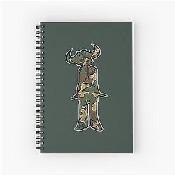 Jamiroquai Camouflage Silhouette Summer Vibe Spiral Notebook