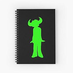 Jamiroquai Silhouette Logo Green Summer Vibe Spiral Notebook