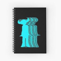 Jamiroquai Visual Insanity Blue Summer Vibe Spiral Notebook
