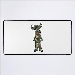 Jamiroquai Camouflage Silhouette Summer Vibe Desk Mat