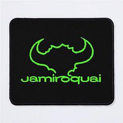 Jamiroquai Horns Logo Green Summer Vibe Mouse Pad