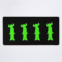 Jamiroquai Silhouettes Logo Green Summer Vibe Desk Mat