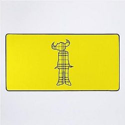 Jamiroquai Tartan Pattern Yellow Summer Vibe Desk Mat