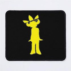 Jamiroquai Leaf Hat Yellow Summer Vibe Mouse Pad