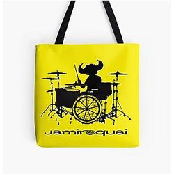 Jamiroquai Playing Lemon Drums Summer Vibe All Over Print Tote Bag
