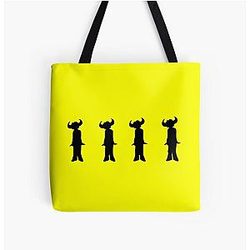 Jamiroquai Silhouettes Logo Black Summer Vibe All Over Print Tote Bag