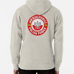 Jan Blachowicz - Poland White Eagle Distressed Pullover Hoodie