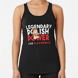 Jan Blachowicz Legend Polish Power Racerback Tank Top