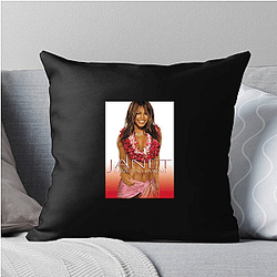Janet Jackson's music often addresses social issues Janet Jackson Pillows Cover