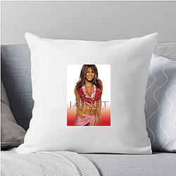 Janet Jackson's music often addresses social issues Janet Jackson Pillows Cover