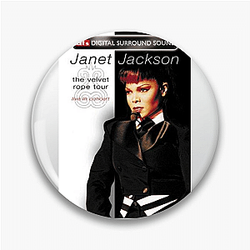 Janet Jackson is considered one of the most influential Janet Jackson Pins